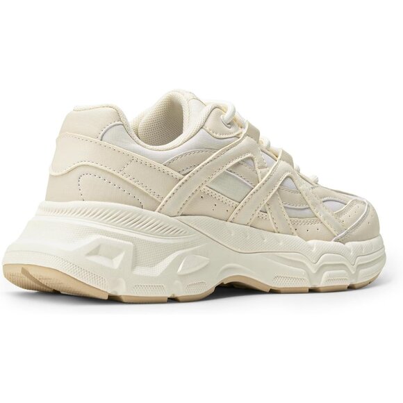 Brand New Women Ivory MD,RB DREAM PAIRS Platform Chunky Sneakers Lace Up Shoes - Picture 3 of 8